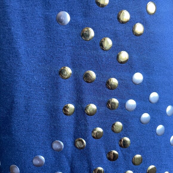 Cynthia Rowley Navy Studded Shift Dress - Picture 5 of 6